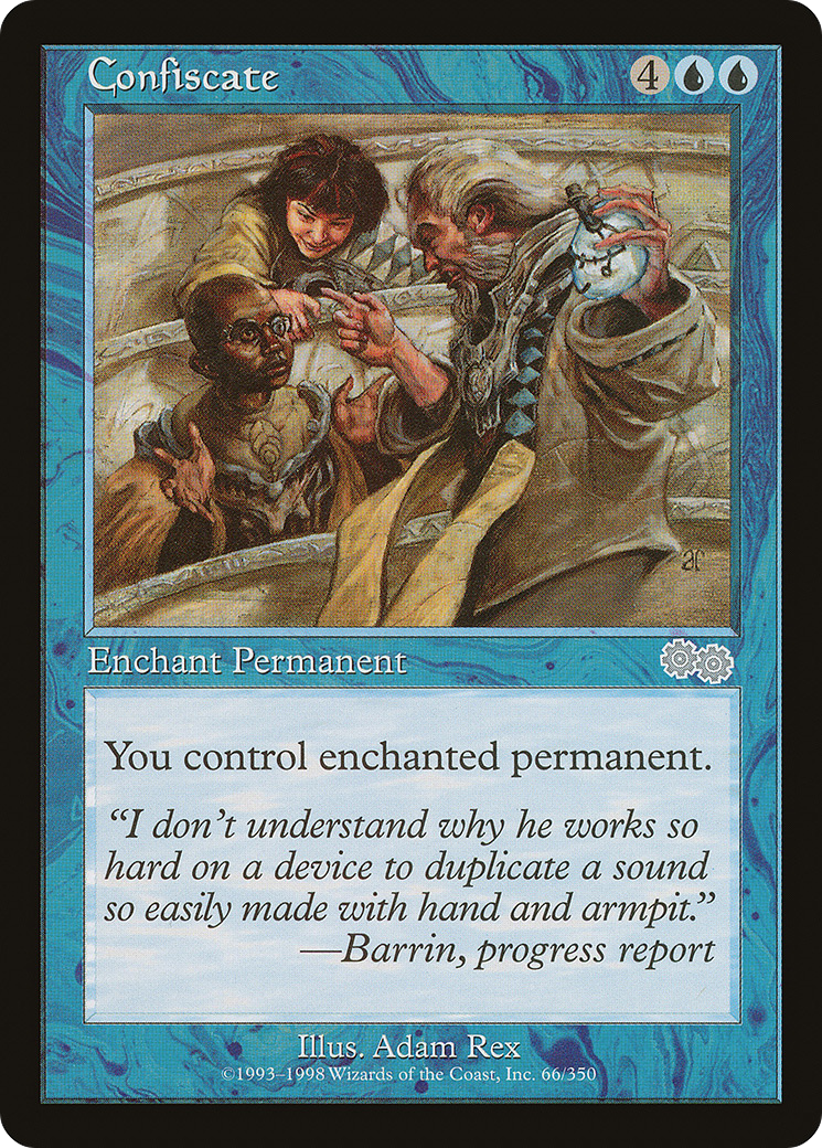 Confiscate (USG-066) [Urza's Saga]