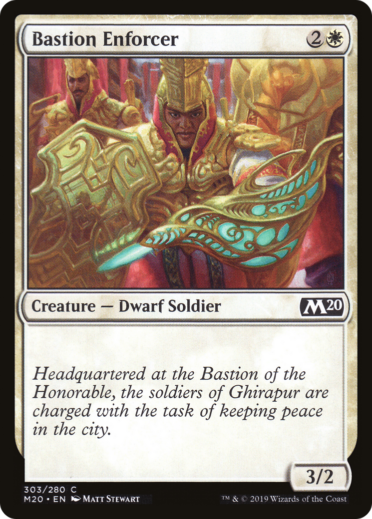 Bastion Enforcer (M20-303) [Core Set 2020]