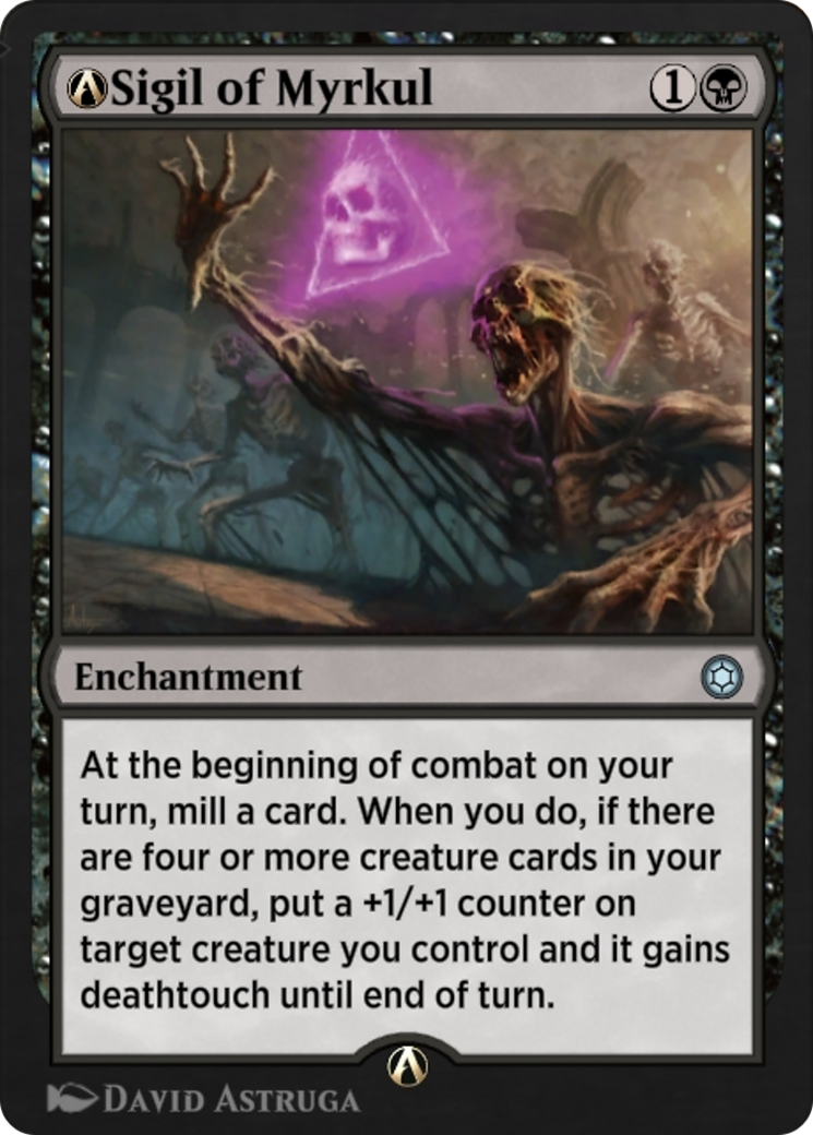 A-Sigil of Myrkul (HBG-A-168) [Alchemy Horizons: Baldur's Gate]