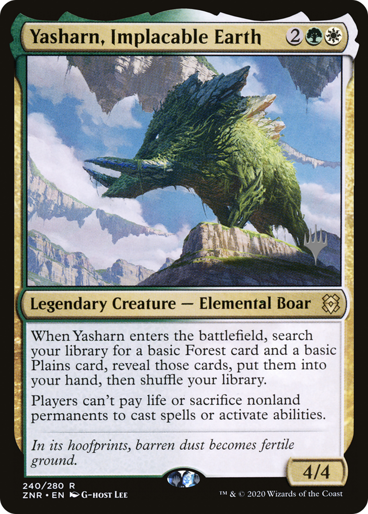 Yasharn, Implacable Earth (PPZNR-240) [Promo Pack: Zendikar Rising Promos]
