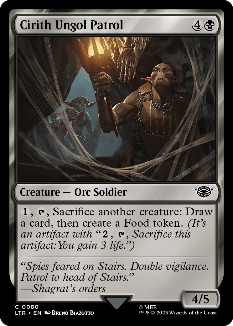 Cirith Ungol Patrol (LTR-080) [The Lord of the Rings: Tales of Middle-earth] Foil
