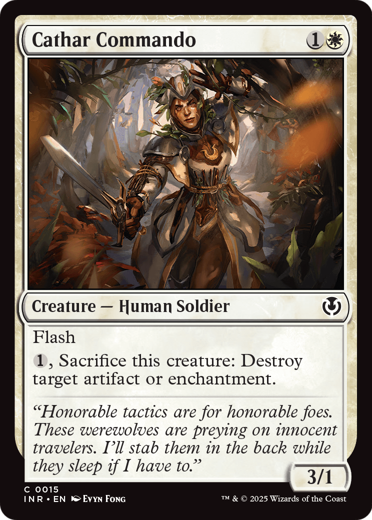 Cathar Commando (INR-015) [Innistrad Remastered] Foil