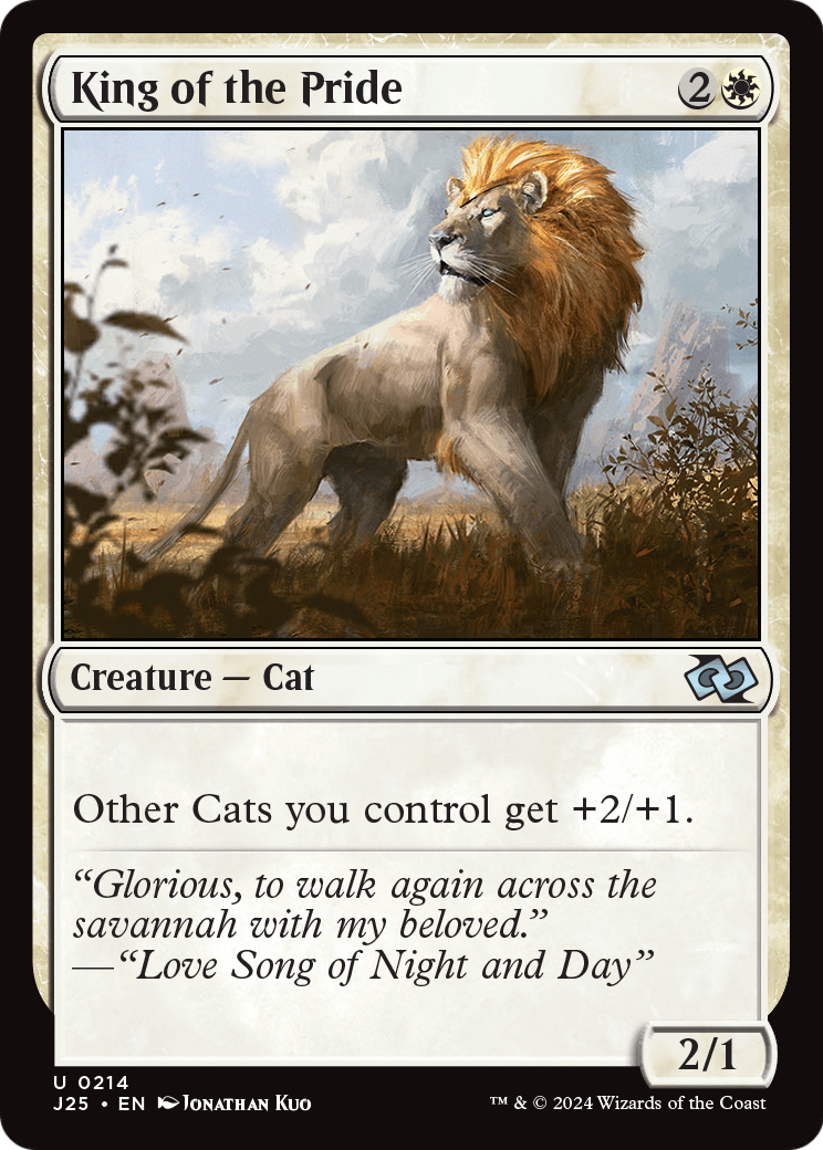 King of the Pride (J25-214) [Foundations Jumpstart]