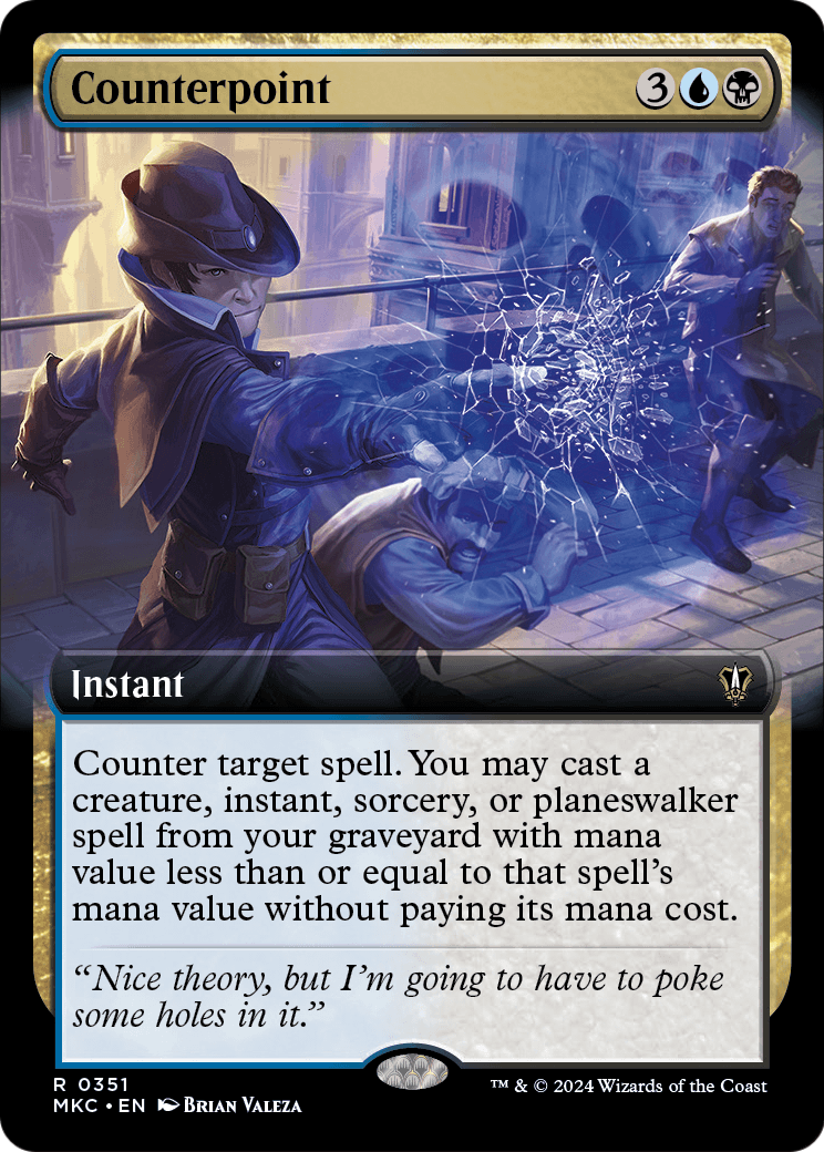 Counterpoint (Extended Art) (MKC-351) [Murders at Karlov Manor Commander]