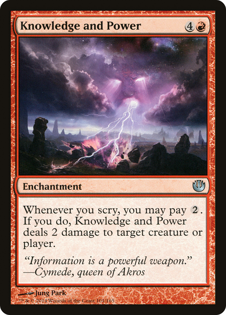 Knowledge and Power (JOU-101) [Journey into Nyx]