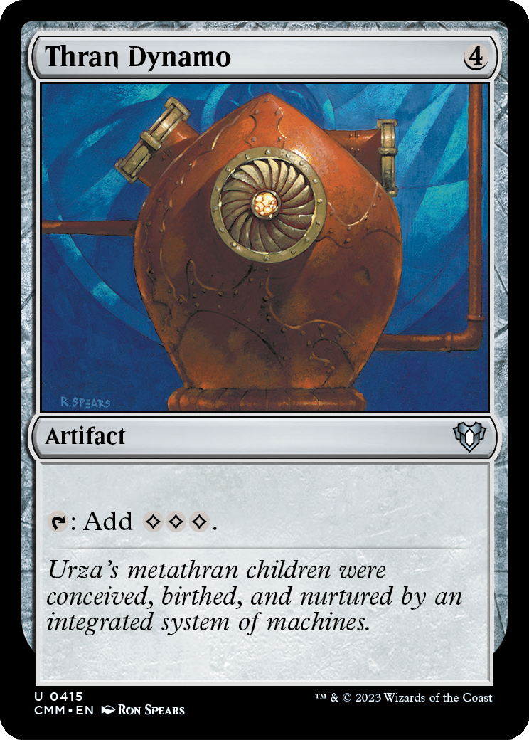 Thran Dynamo (CMM-415) [Commander Masters] Foil