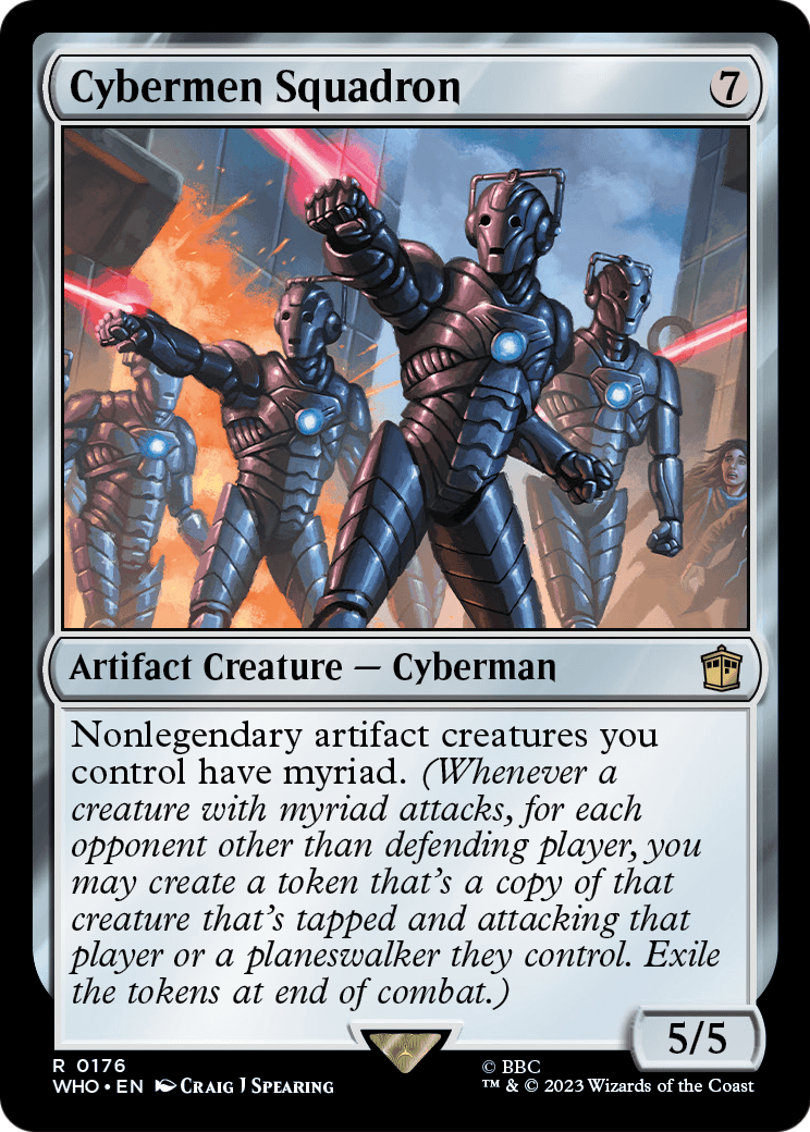 Cybermen Squadron (WHO-176) [Doctor Who]