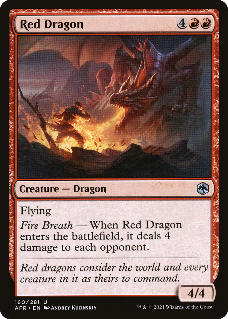Red Dragon (AFR-160) [Adventures in the Forgotten Realms]