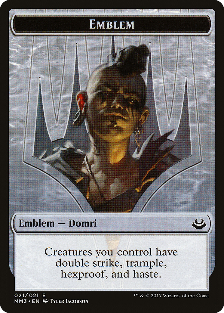 Emblem - Domri Rade (MM3-021) [Modern Masters 2017 Tokens]
