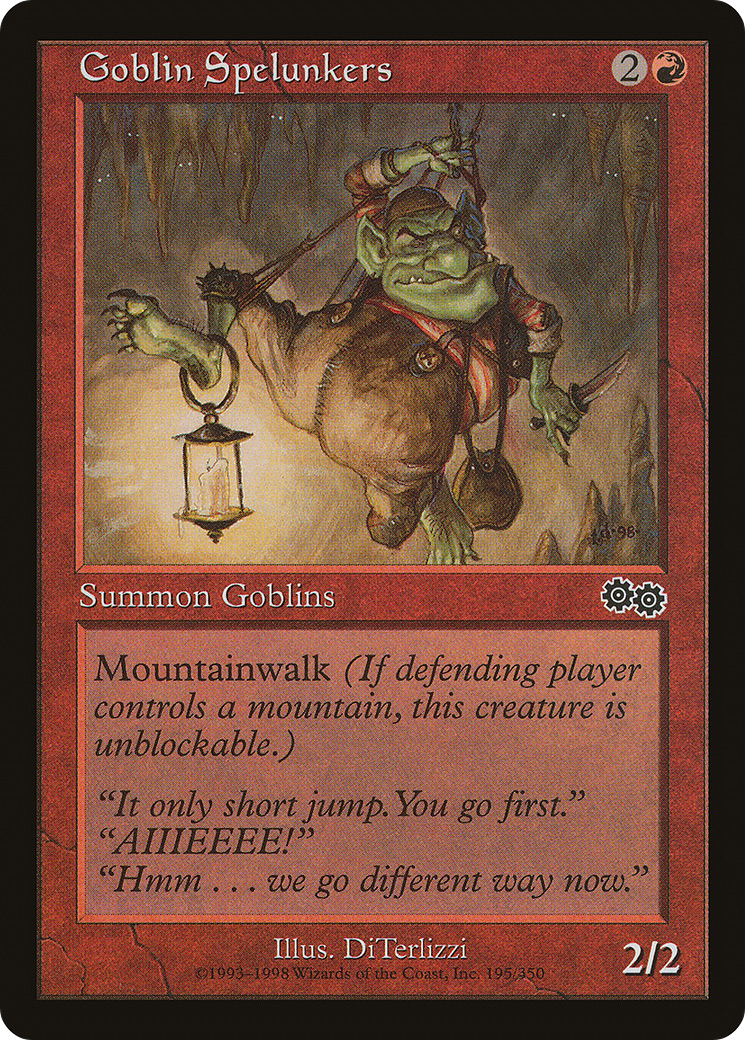 Goblin Spelunkers (USG-195) [Urza's Saga]