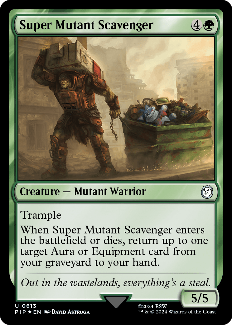 Super Mutant Scavenger (Surge Foil) (PIP-613) [Fallout] Foil