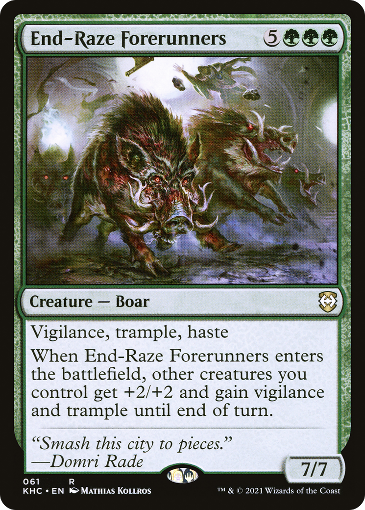End-Raze Forerunners (KHC-061) [Kaldheim Commander]