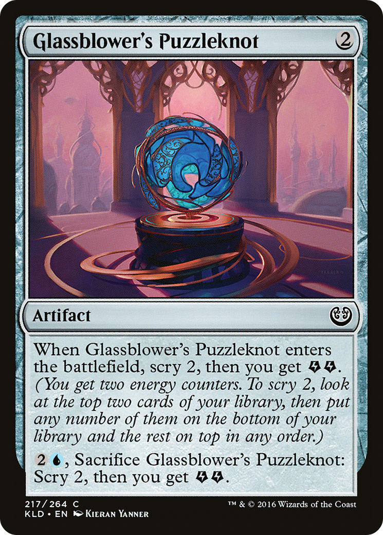 Glassblower's Puzzleknot (KLD-217) [Kaladesh] Foil