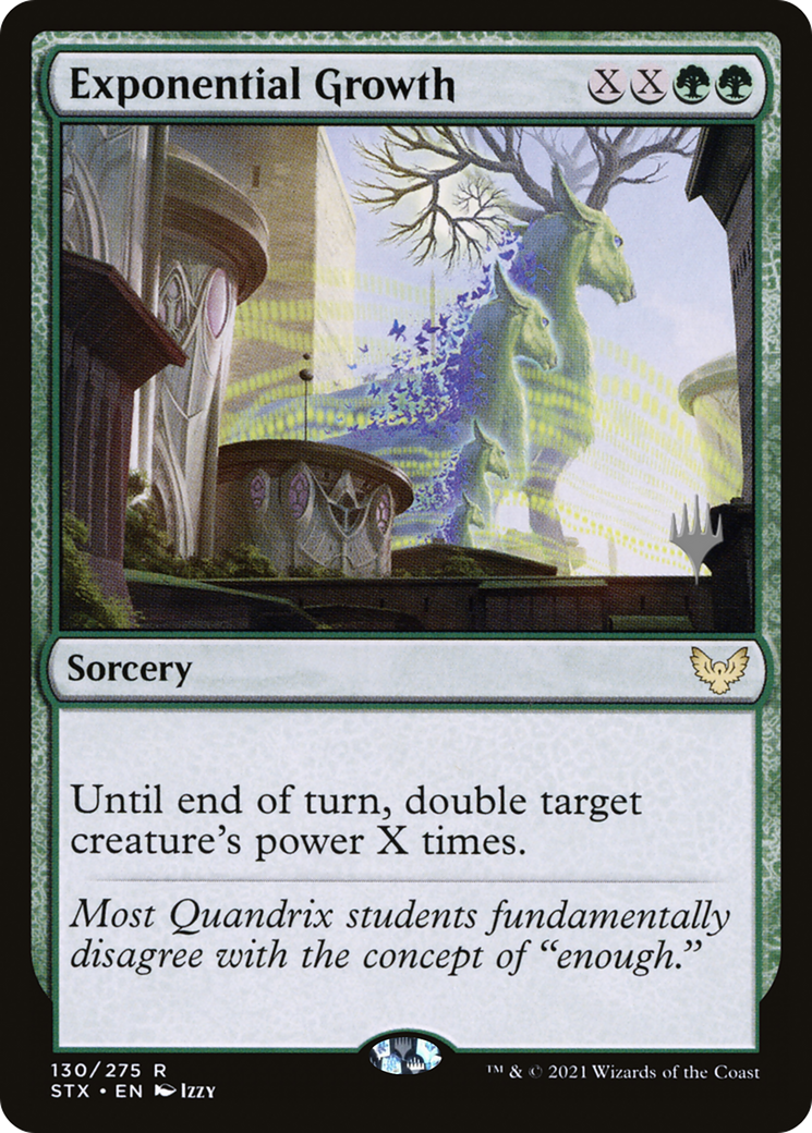 Exponential Growth (PPSTX-130) [Promo Pack: Strixhaven: School of Mages Promos]