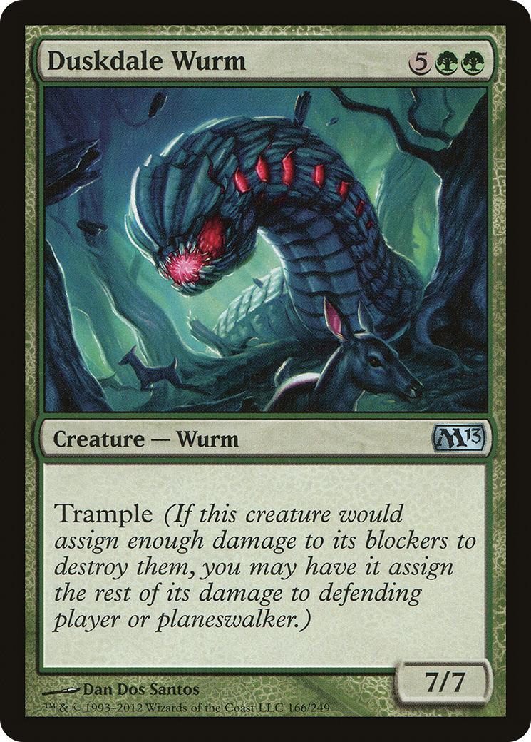 Duskdale Wurm (M13-166) [Magic 2013] Foil