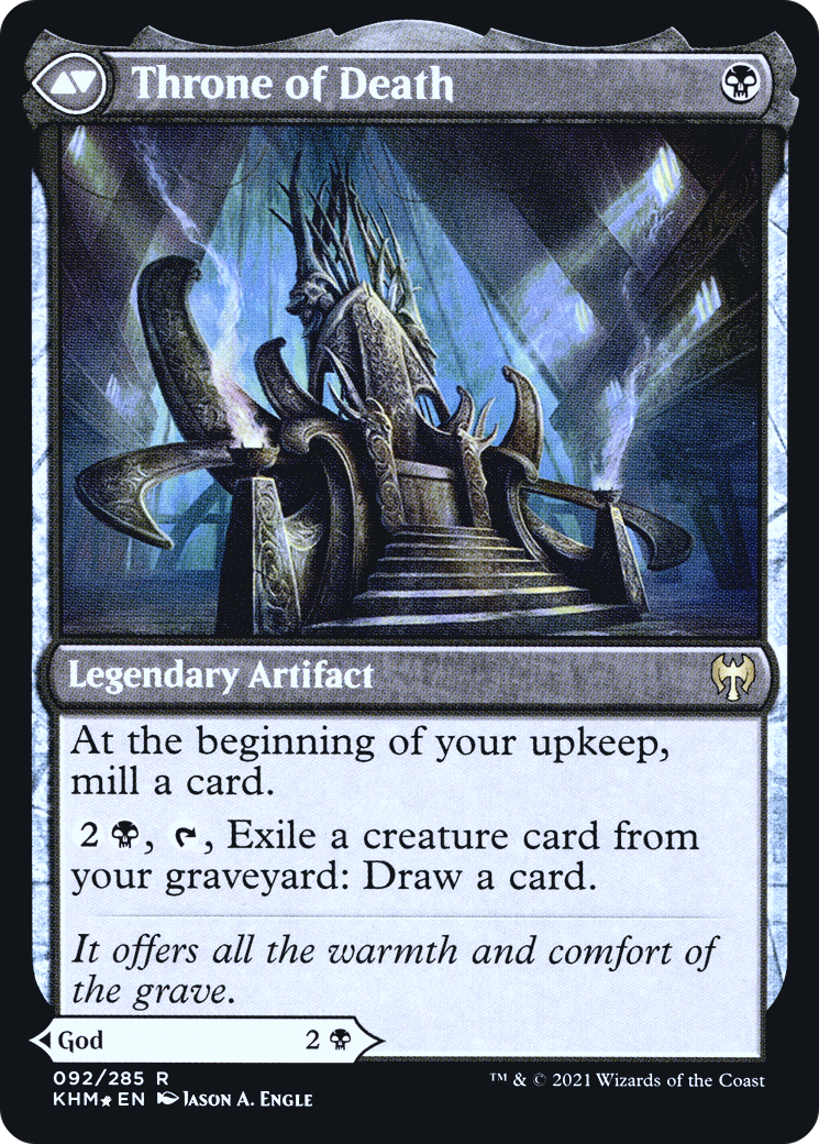 Egon, God of Death (PRE-92S) [Kaldheim Promos] Foil