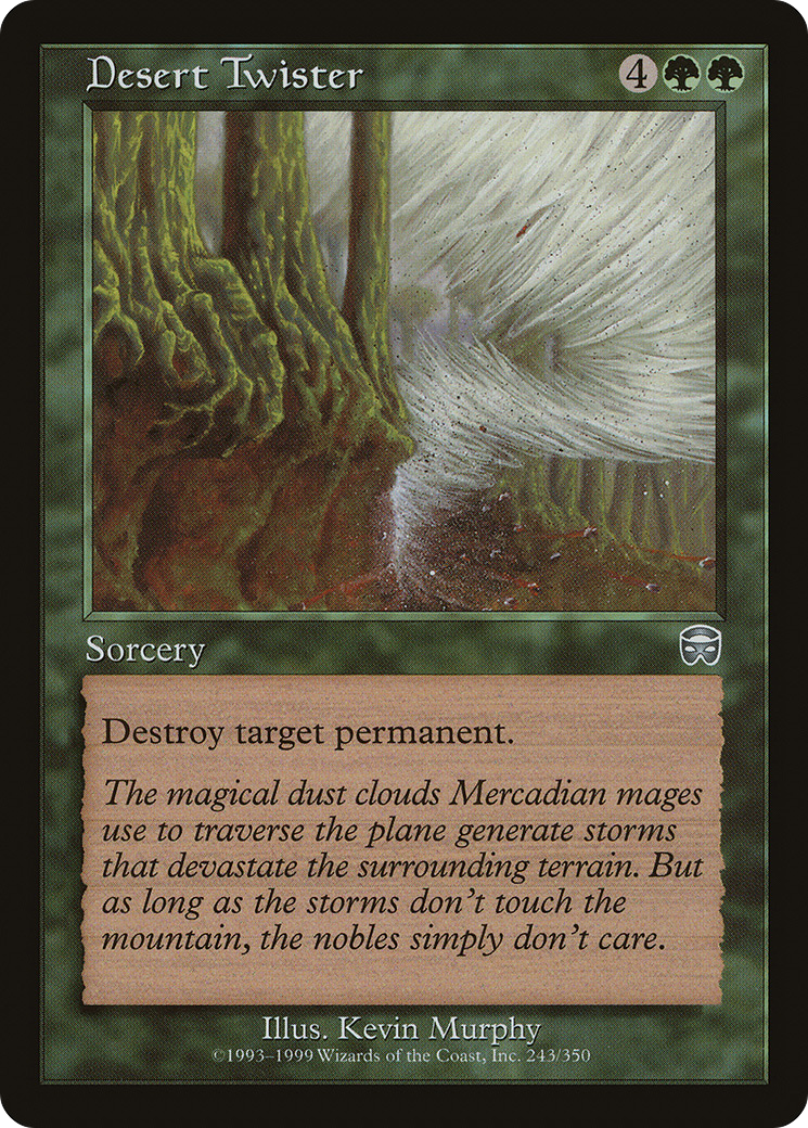 Desert Twister (MMQ-243) [Mercadian Masques] Foil