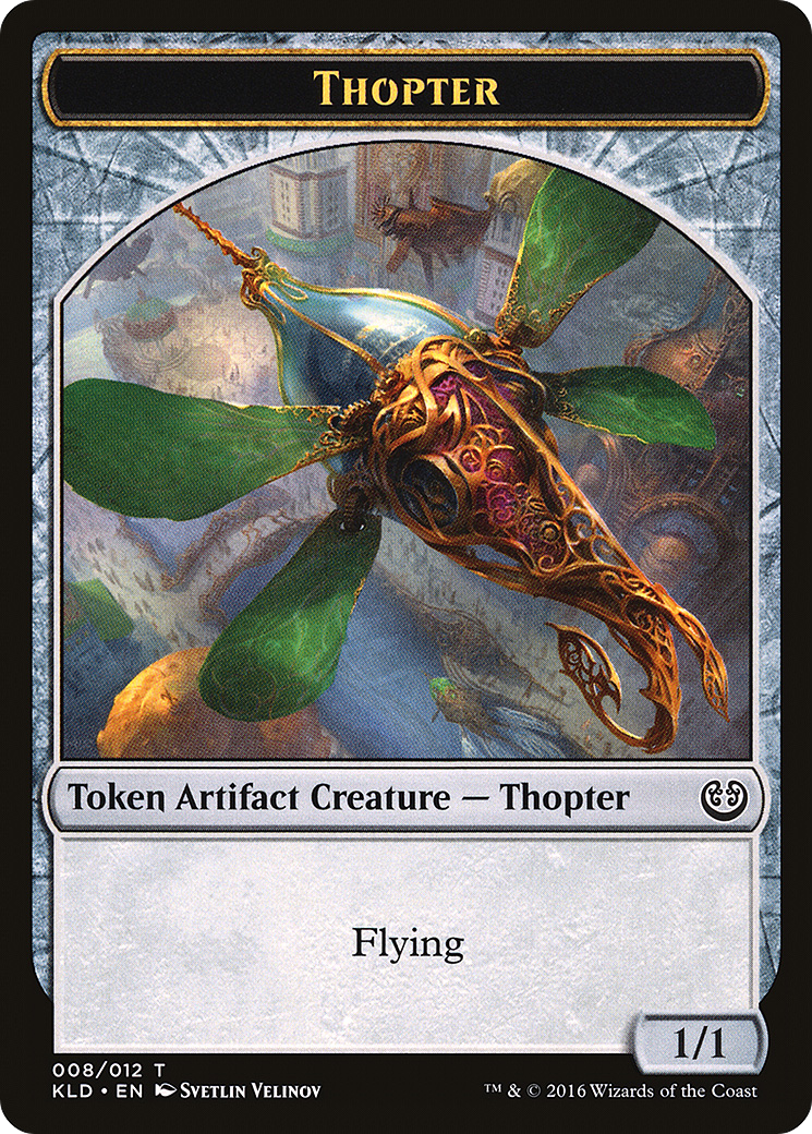 Thopter Token (KLD-008) [Kaladesh Tokens]