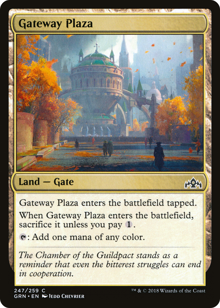 Gateway Plaza (GRN-247) [Guilds of Ravnica] Foil