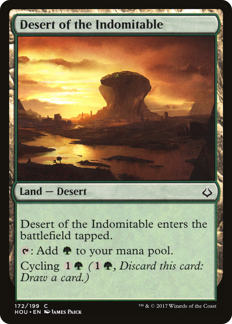 Desert of the Indomitable (HOU-172) [Hour of Devastation]
