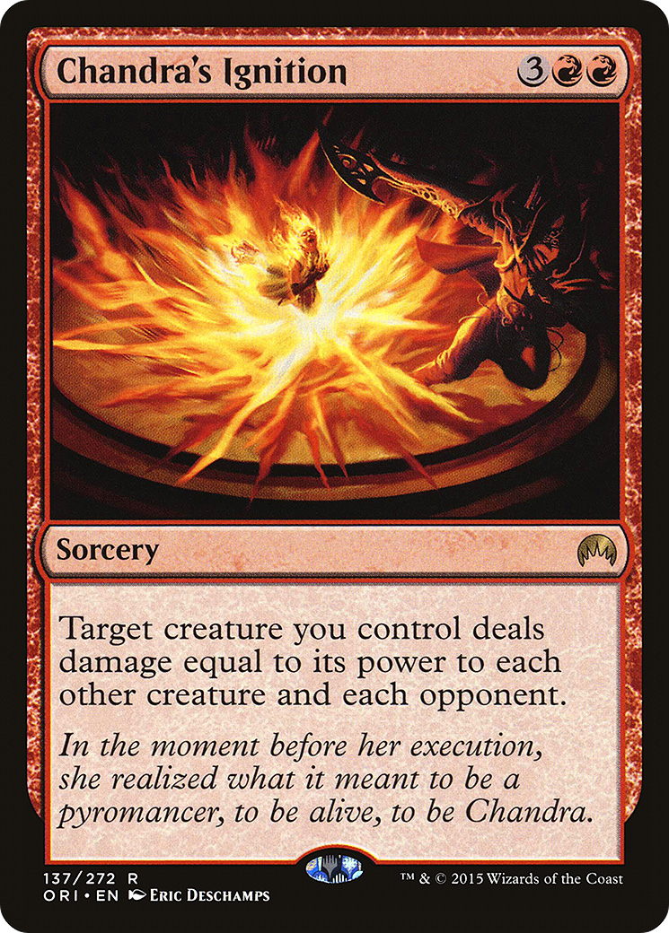 Chandra's Ignition (ORI-137) [Magic Origins] Foil