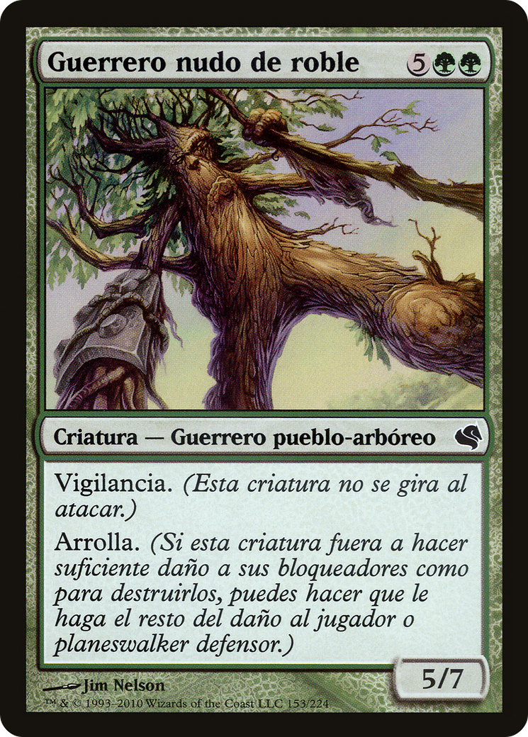 Oakgnarl Warrior (Spanish) - "Guerrero nudo de roble" (PS11-153) [Salvat 2011]
