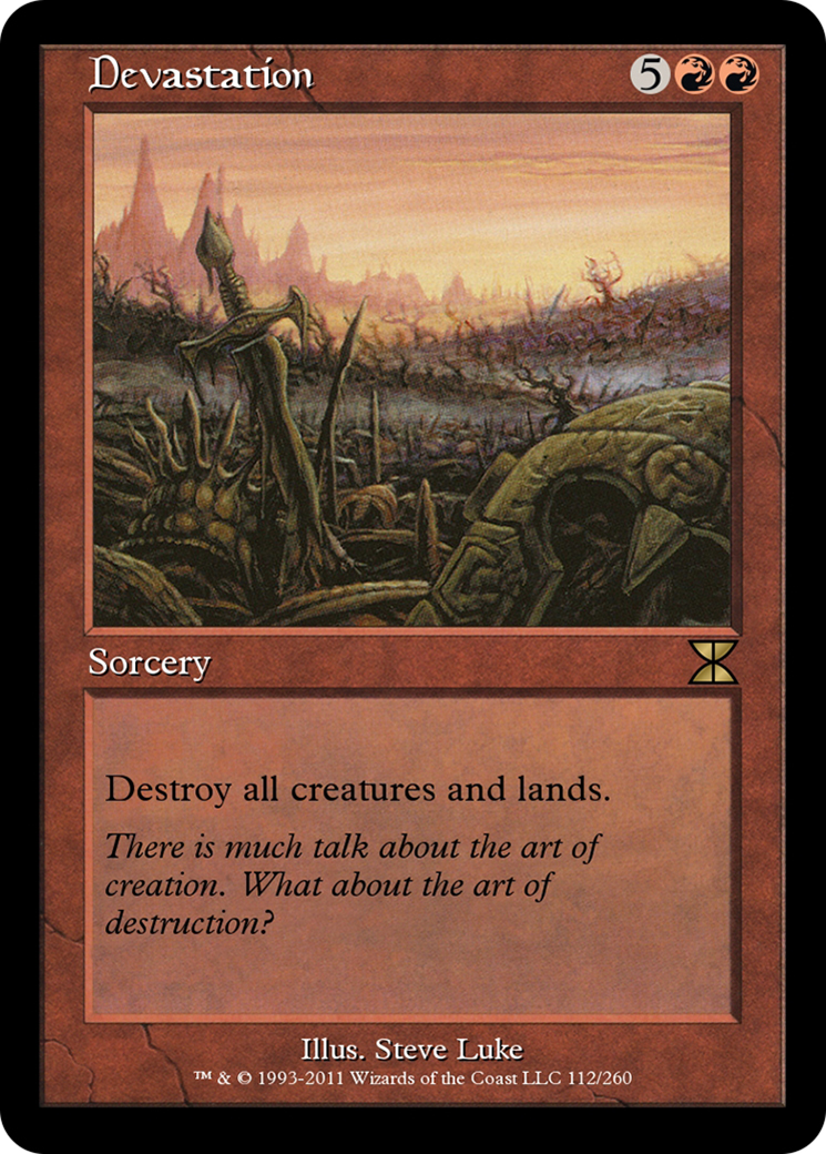 Devastation (ME4-112) [Masters Edition IV] Foil