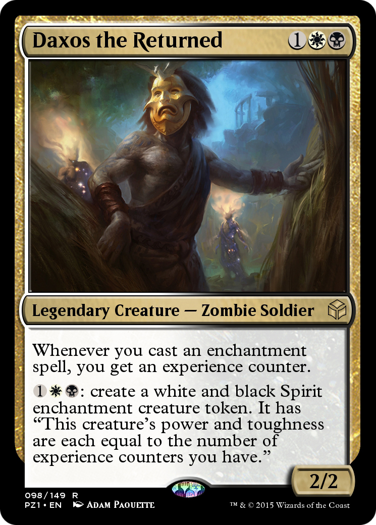Daxos the Returned (PZ1-098) [Legendary Cube Prize Pack]