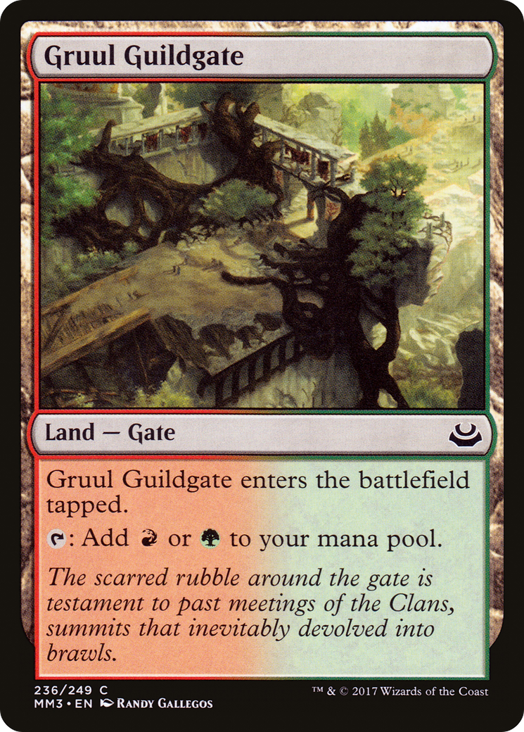 Gruul Guildgate (MM3-236) [Modern Masters 2017] Foil
