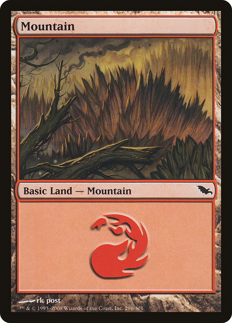 Mountain (SHM-296) [Shadowmoor] Foil