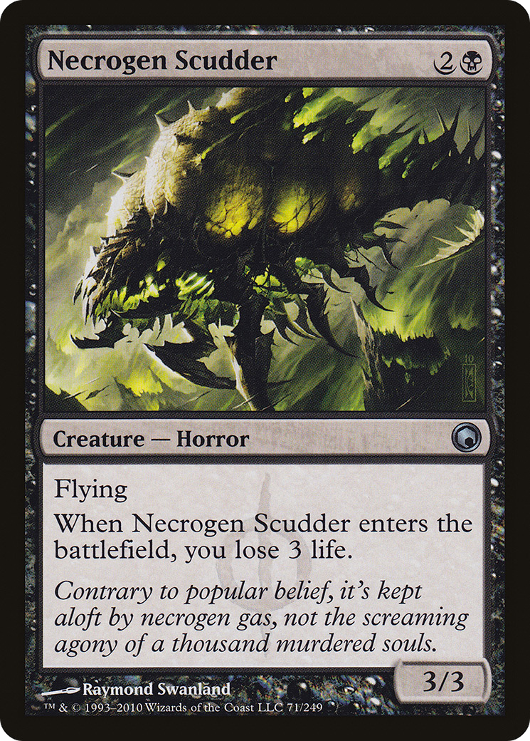 Necrogen Scudder (SOM-071) [Scars of Mirrodin]