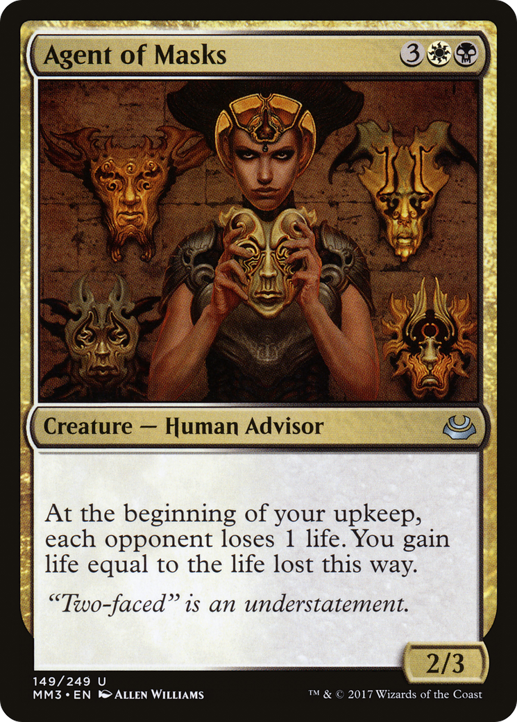 Agent of Masks (MM3-149) [Modern Masters 2017] Foil