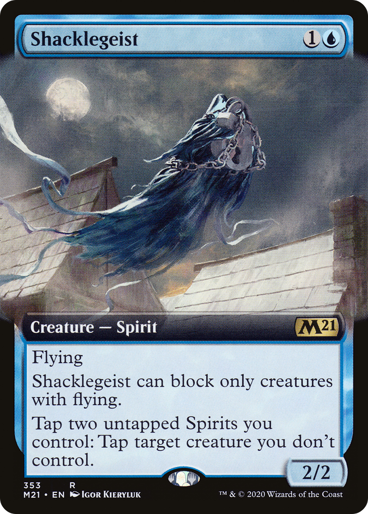 Shacklegeist (Extended Art) (M21-353) [Core Set 2021] Foil