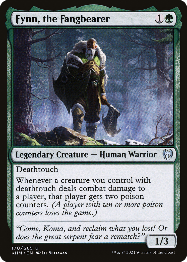 Fynn, the Fangbearer (KHM-170) [Kaldheim] Foil