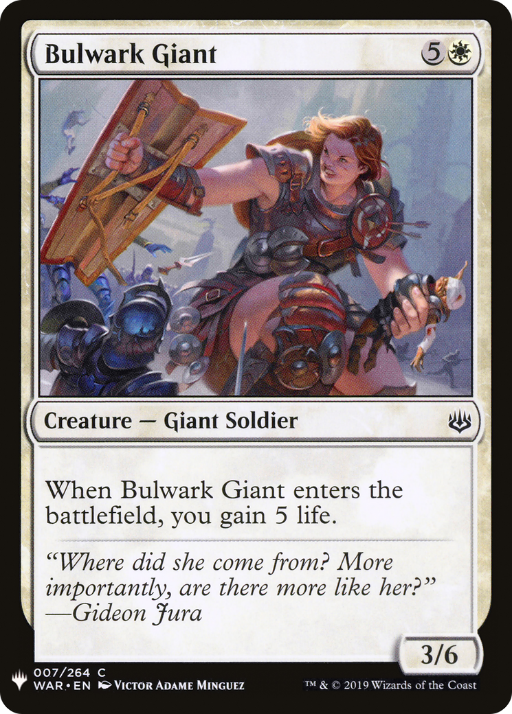 Bulwark Giant (LIST-WAR-7) [The List]