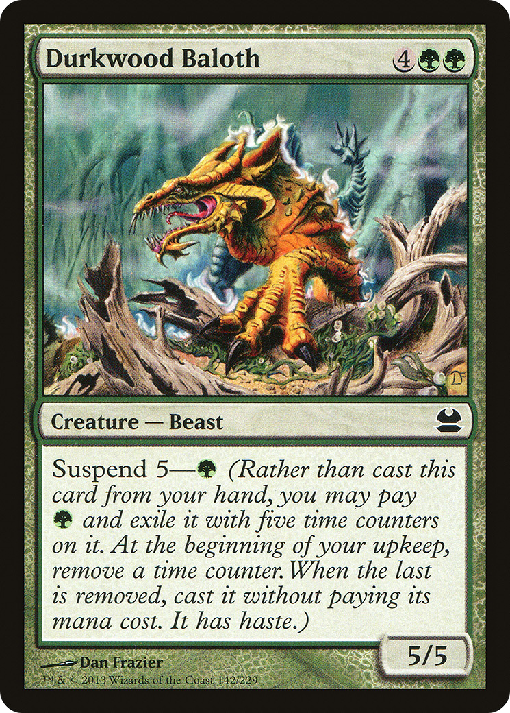 Durkwood Baloth (MMA-142) [Modern Masters] Foil