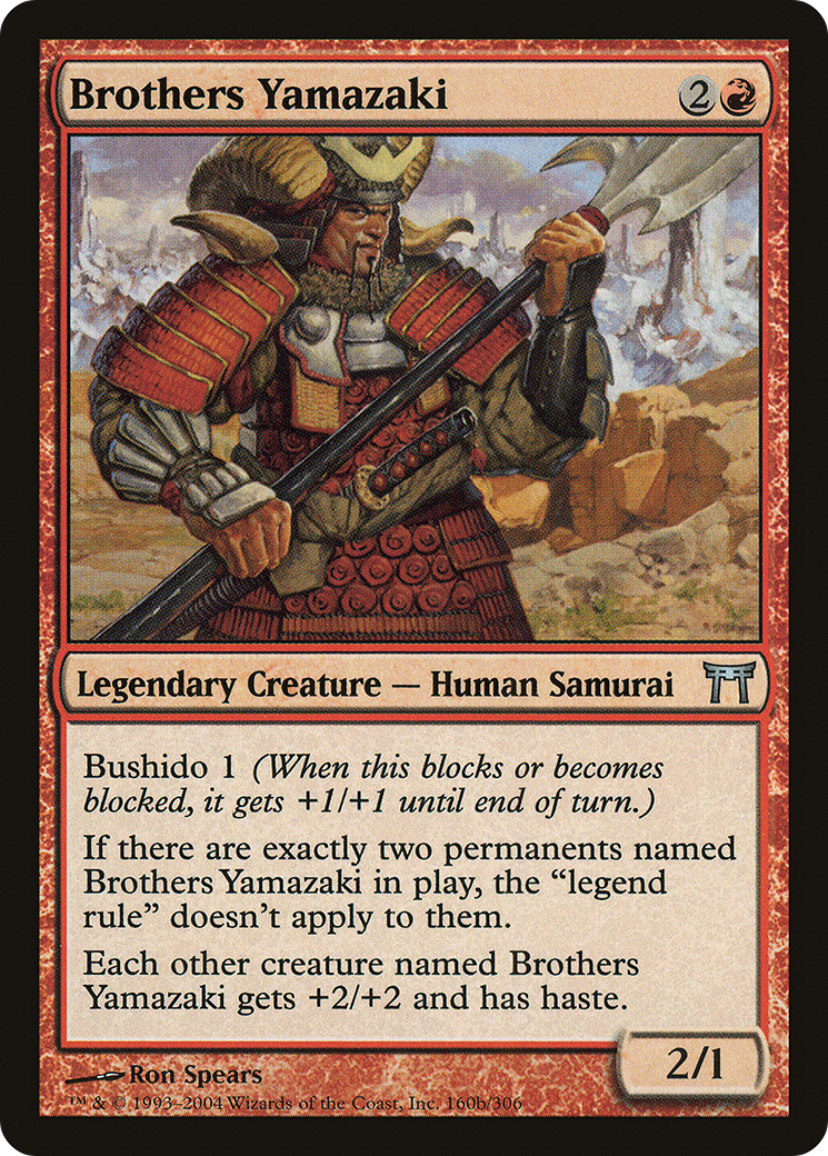 Brothers Yamazaki (160b Pike) (CHK-160B) [Champions of Kamigawa] Foil