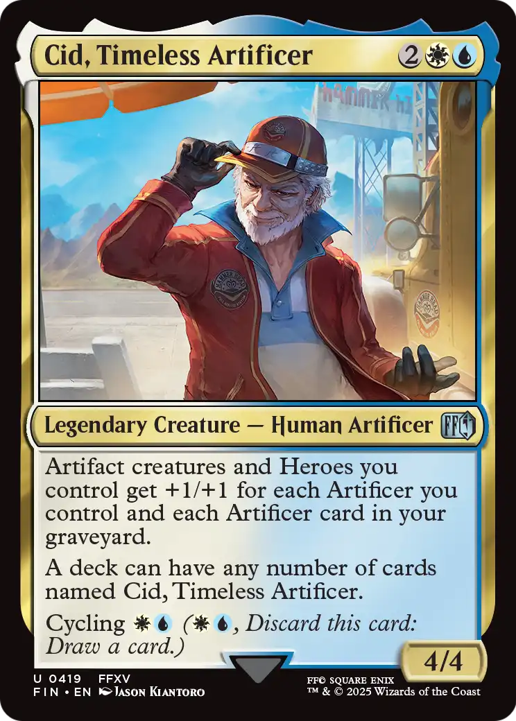 Cid, Timeless Artificer (FIN-419) [FINAL FANTASY]