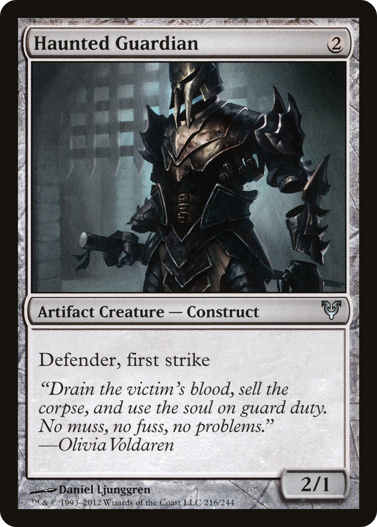 Haunted Guardian (AVR-216) [Avacyn Restored]