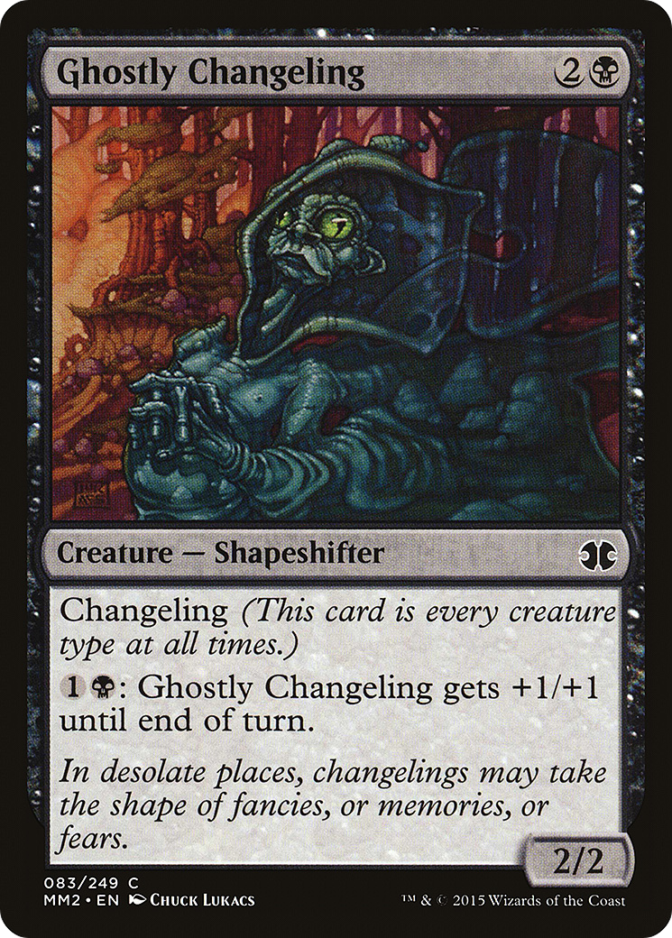 Ghostly Changeling (MM2-083) [Modern Masters 2015] Foil