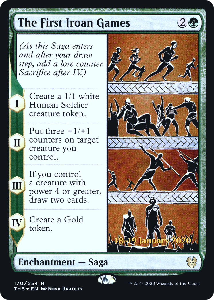 The First Iroan Games (PRE-170S) [Theros Beyond Death Promos] Foil
