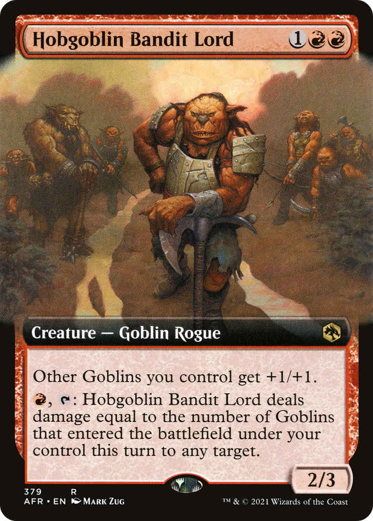 Hobgoblin Bandit Lord (Extended Art) (AFR-379) [Adventures in the Forgotten Realms] Foil