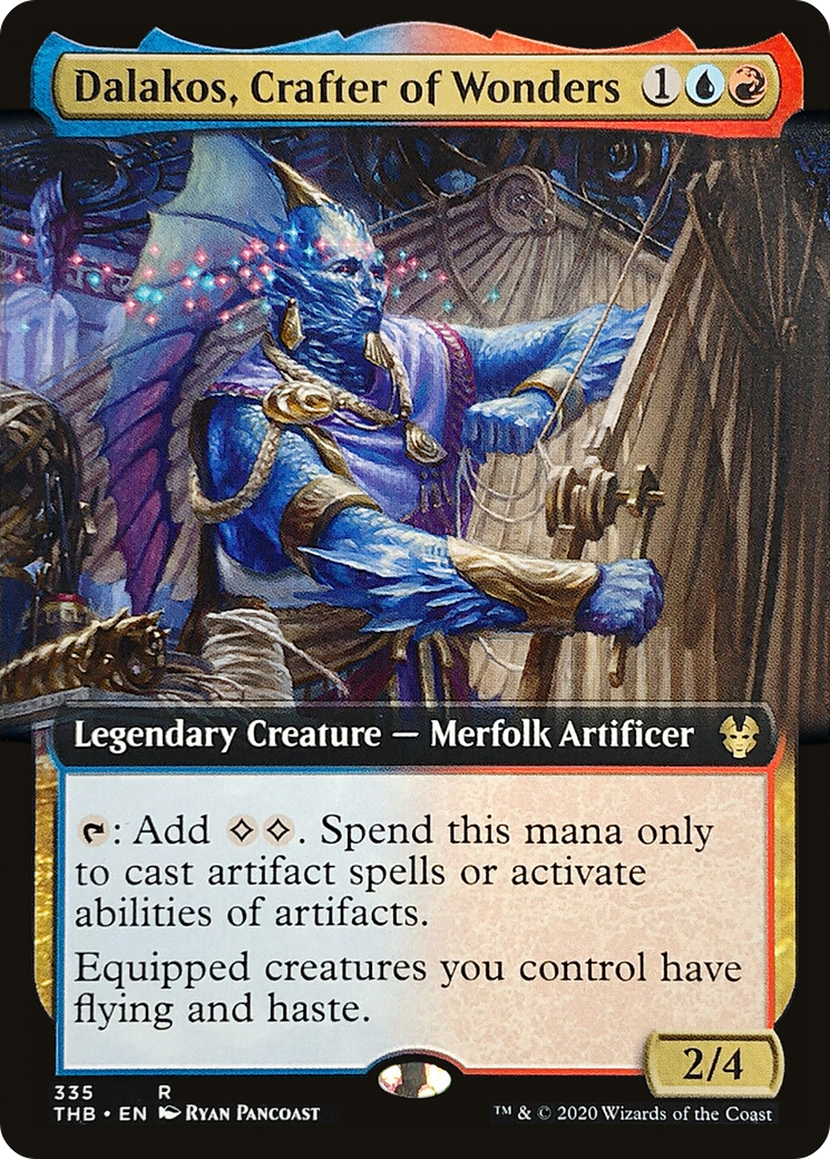 Dalakos, Crafter of Wonders (Extended Art) (THB-335) [Theros Beyond Death]