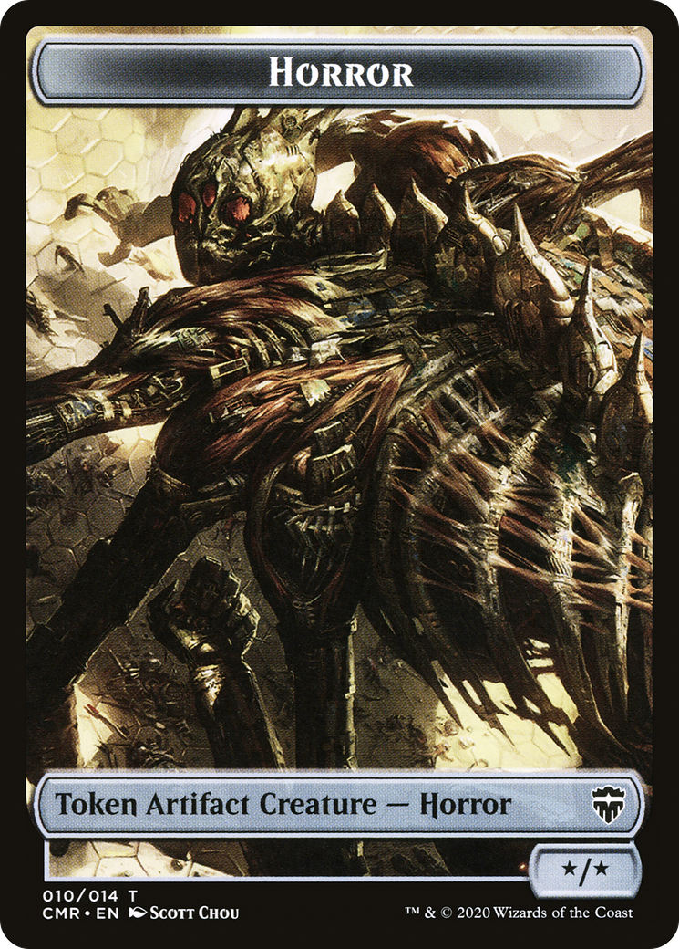 Horror Token (CMR-010) [Commander Legends Tokens]