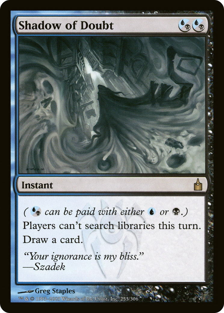 Shadow of Doubt (RAV-253) [Ravnica: City of Guilds]