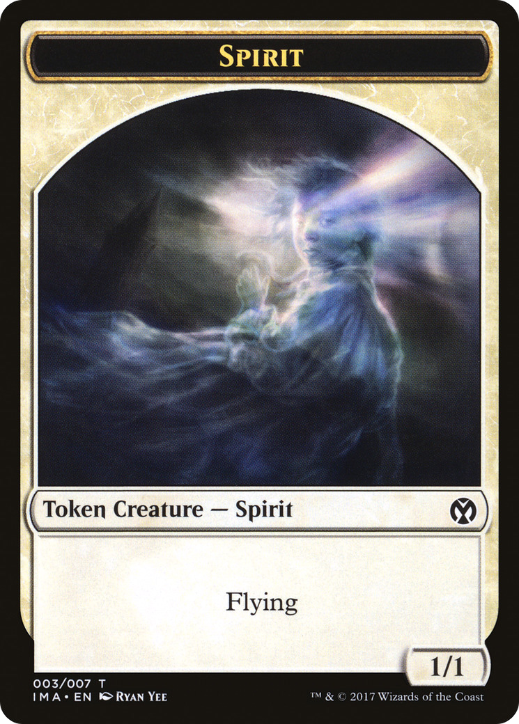 Spirit Token (IMA-003) [Iconic Masters Tokens]