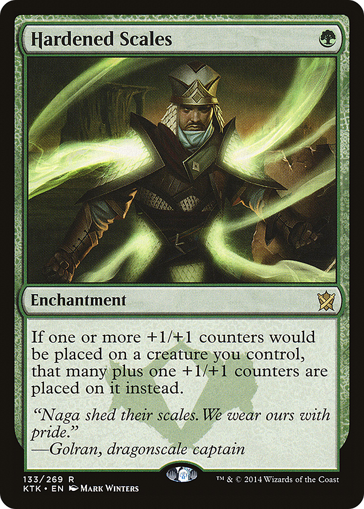 Hardened Scales (KTK-133) [Khans of Tarkir] Foil