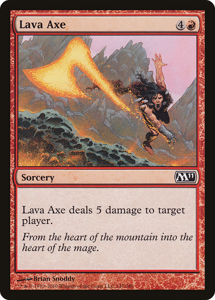 Lava Axe (M11-147) [Magic 2011]