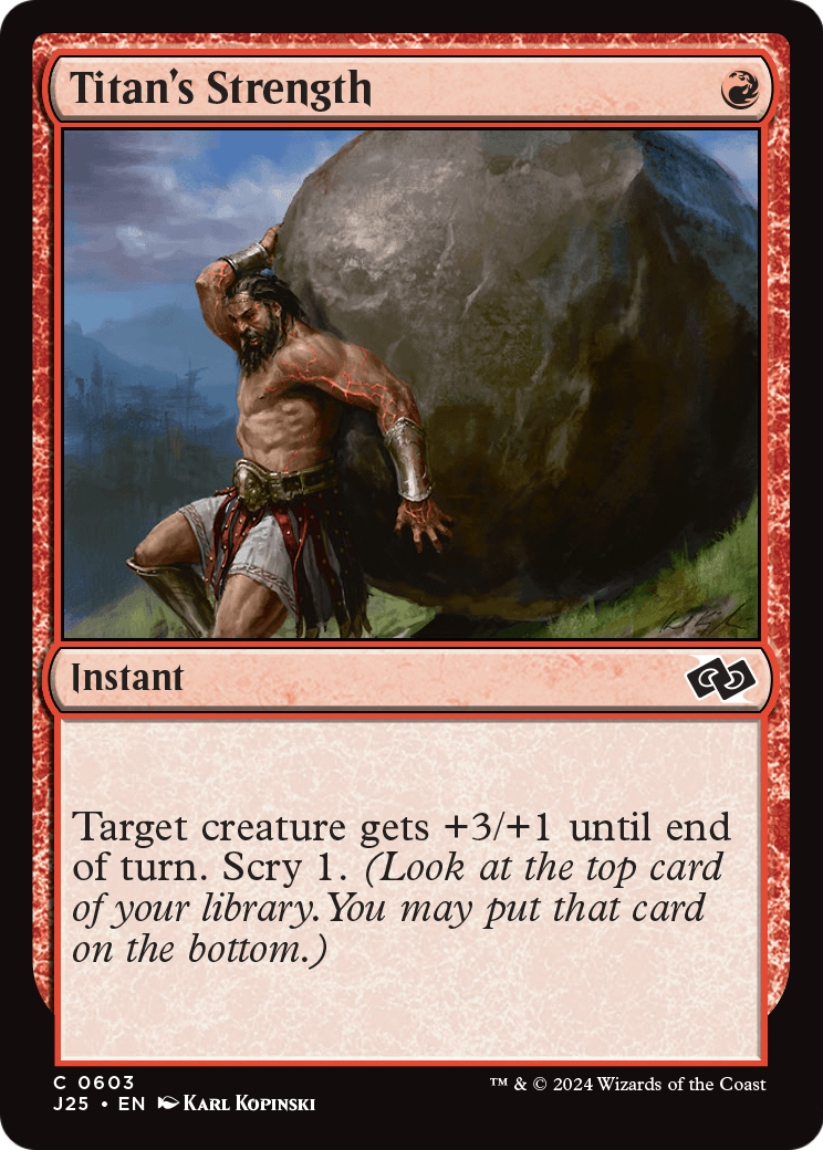 Titan's Strength (J25-603) [Foundations Jumpstart]