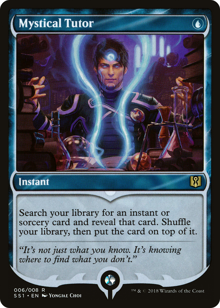 Mystical Tutor (SS1-006) [Signature Spellbook: Jace] Foil